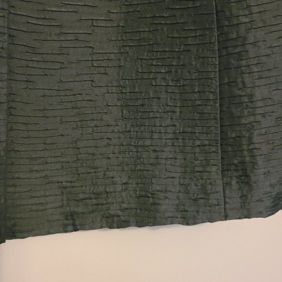 Eileen Fisher Petite | Women's 100% Silk Black Crepe Blazer Jacket (Size Small) - Picture 11 of 14